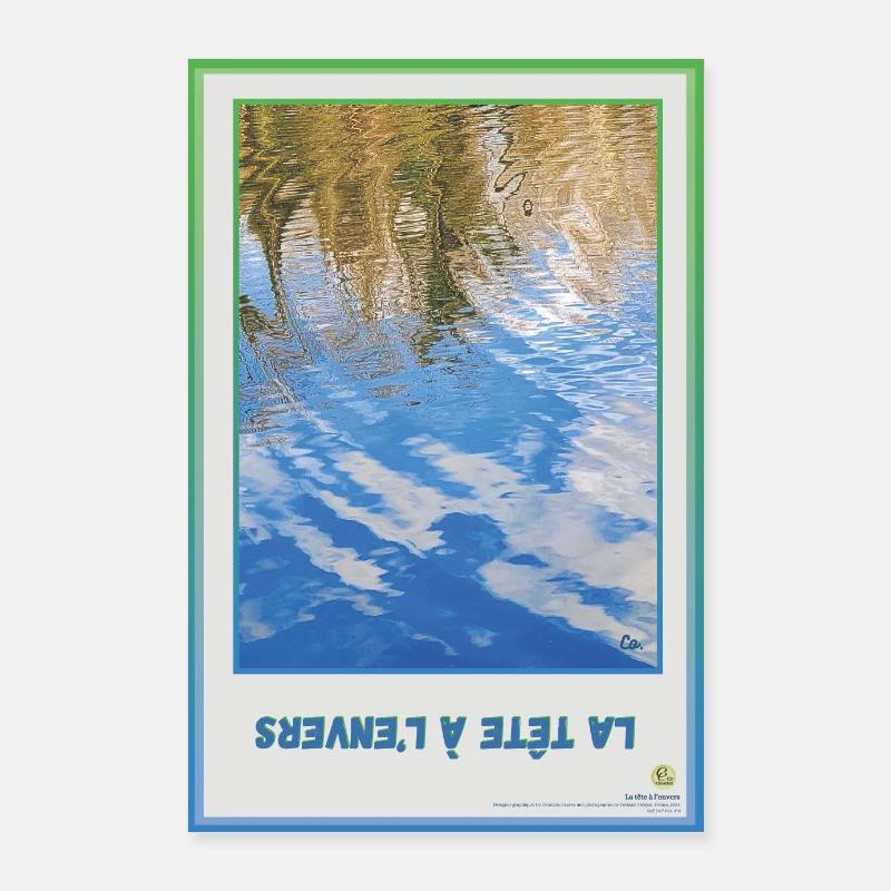 Upside down, portrait format Poster 24" x 35" (60x90 cm)