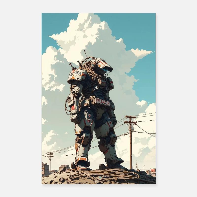 Future Cop - On Patrol Poster 60x90 cm