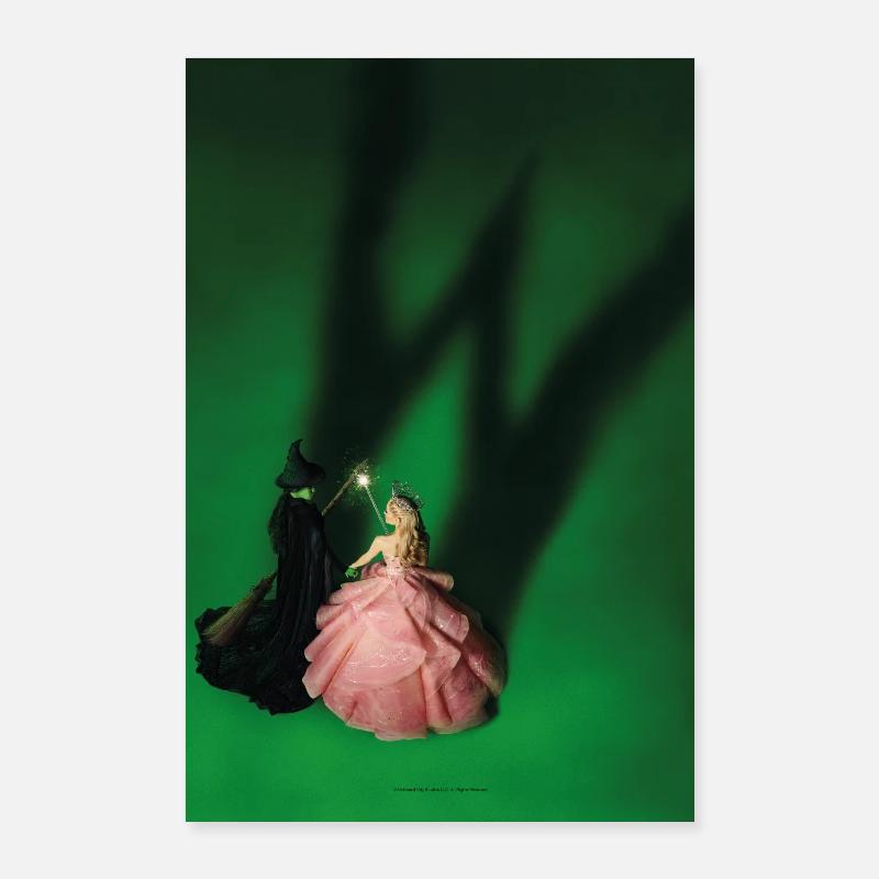 Wicked Design Mystisch Mit Glinda Und Elphaba Poster 60x90 cm