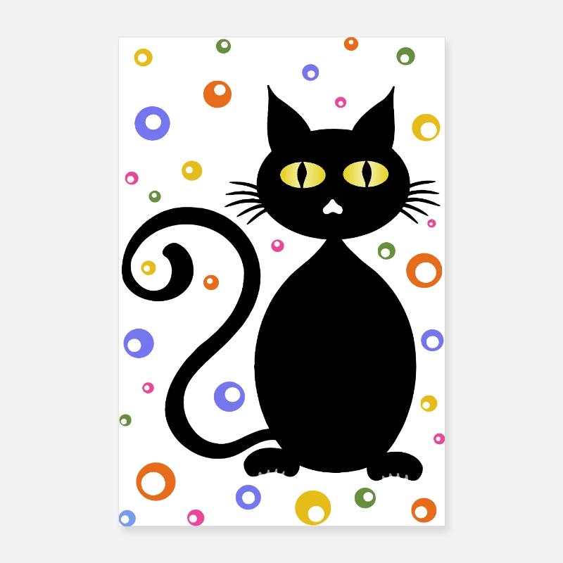 Chat Poster 60 x 90 cm