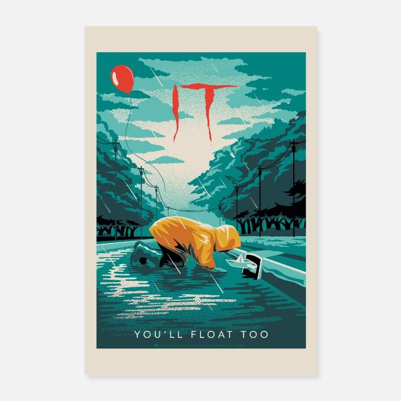 ES – You’ll Float Too Mit Georgie & Rotem Ballon Poster 60x90 cm