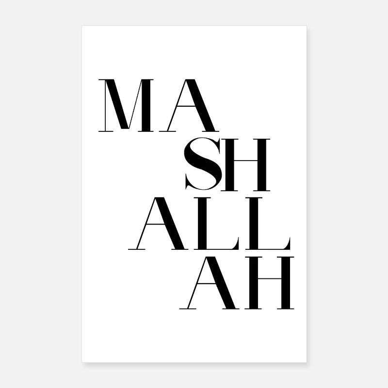 Mashallah Poster 60x90 cm