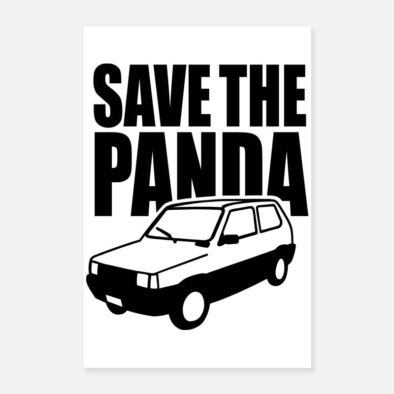 Enregistrez le panda Poster 60 x 90 cm