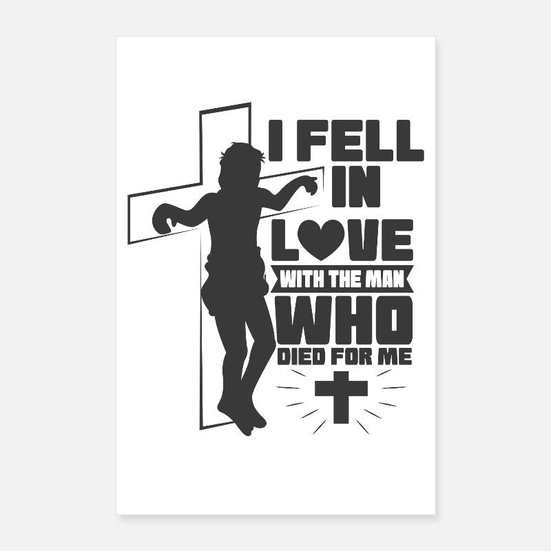 Jésus-Christ - Conception Poster 60 x 90 cm