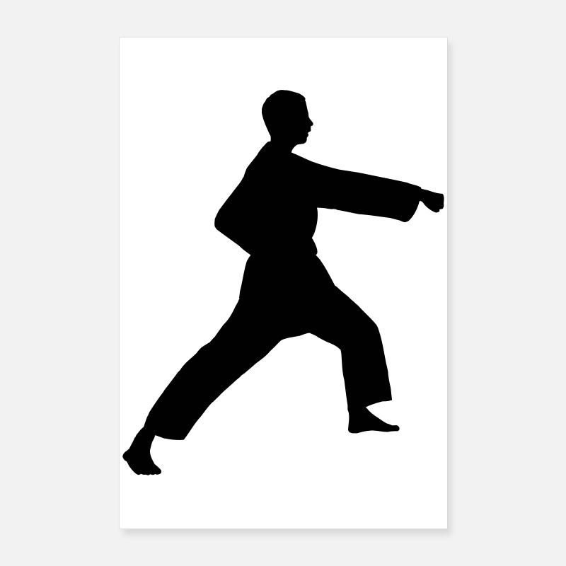 Punch karate or teakwondo punch Poster 24" x 35" (60x90 cm)