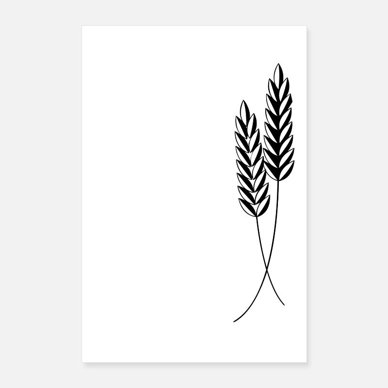 2 épis de maïs Poster 60 x 90 cm