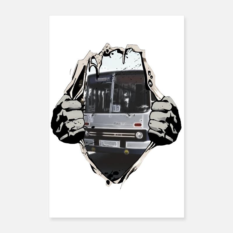 Ikarus Bus Poster 60x90 cm