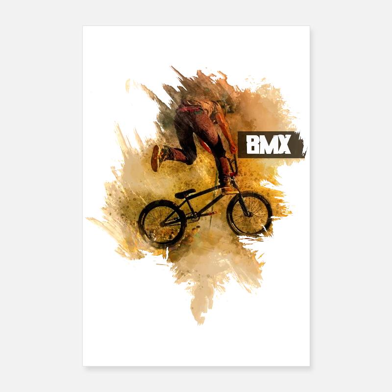 | BMX Bicyclette Poster 60 x 90 cm