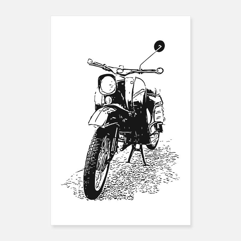 Simson - Schwalbe Poster 60x90 cm