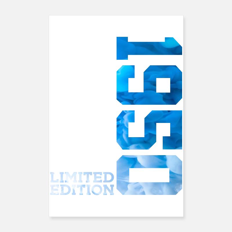 76E ANNIVERSAIRE ÉDITION LIMITÉE 1950 Poster 60 x 90 cm