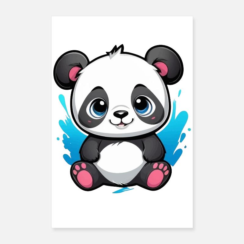 Panda Bär Poster 60x90 cm