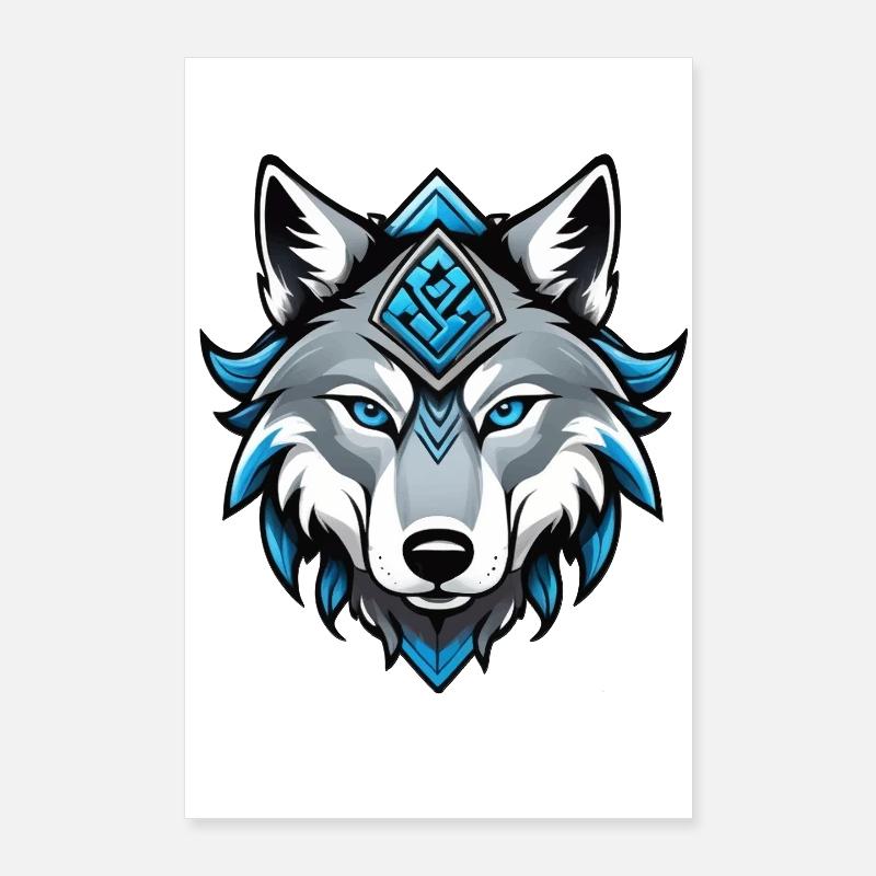 Odin’s Wolf Poster 60x90 cm