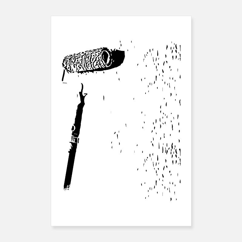Painter's roller - Painter's roller Poster 24" x 35" (60x90 cm)