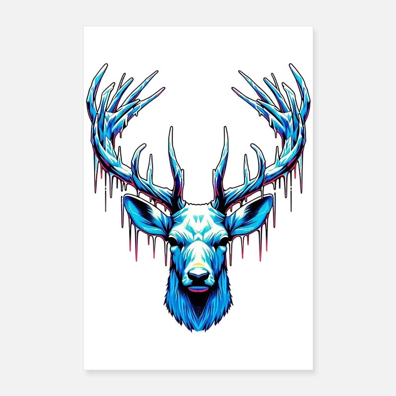 Eishirsch Poster 60x90 cm