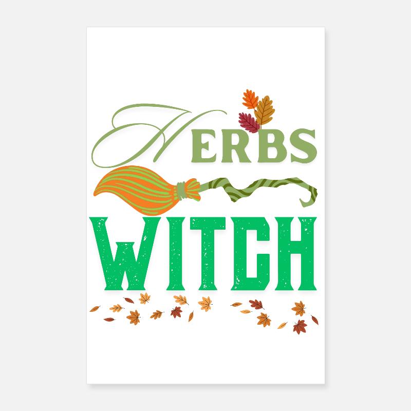 Herbs Witch Wild Witchy & Herbal Design Poster 60x90 cm