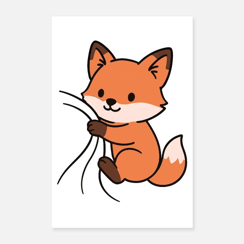 Dear little fox Poster 24" x 35" (60x90 cm)