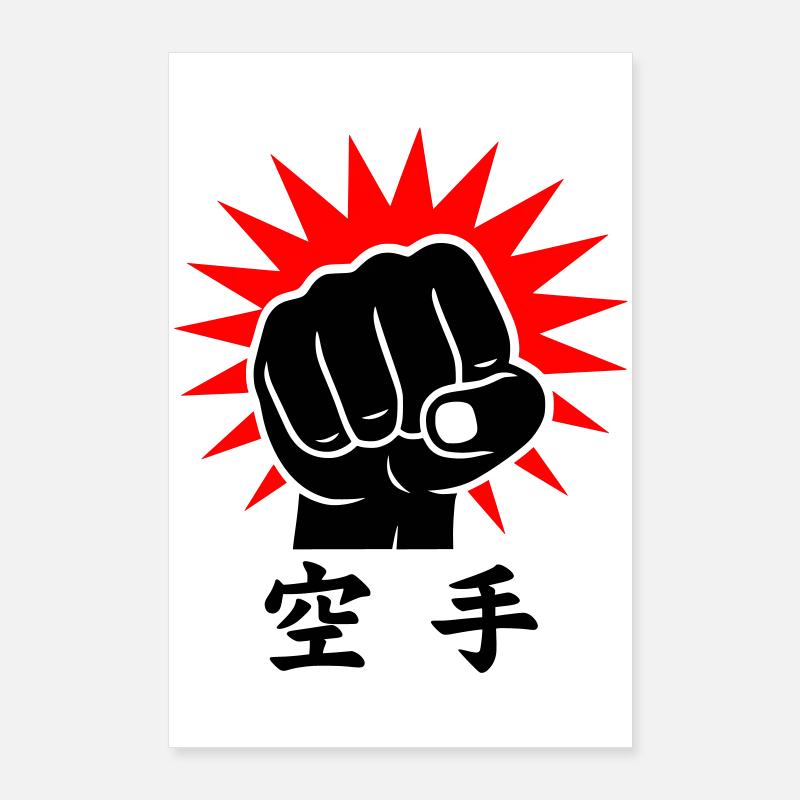 Karate Faust / Fist Poster 60x90 cm
