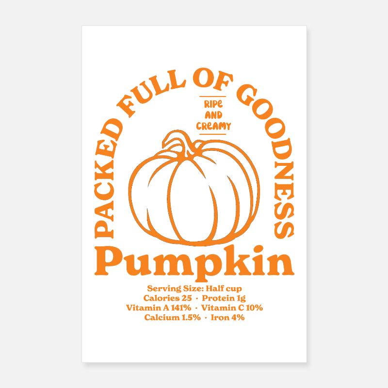 Pumpkin Poster 24" x 35" (60x90 cm)