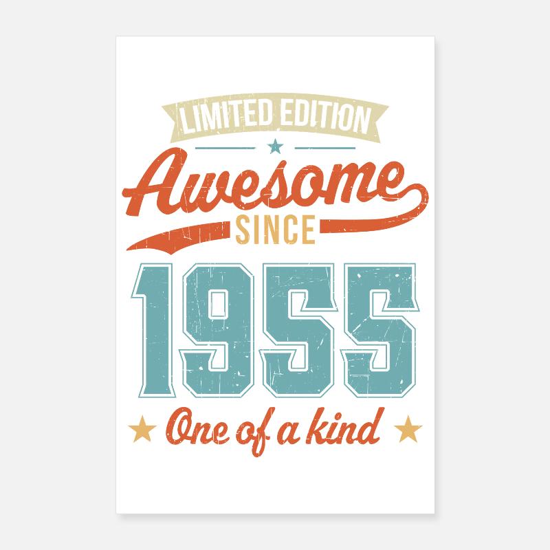 Awesome Since 1955 Poster 24" x 35" (60x90 cm)