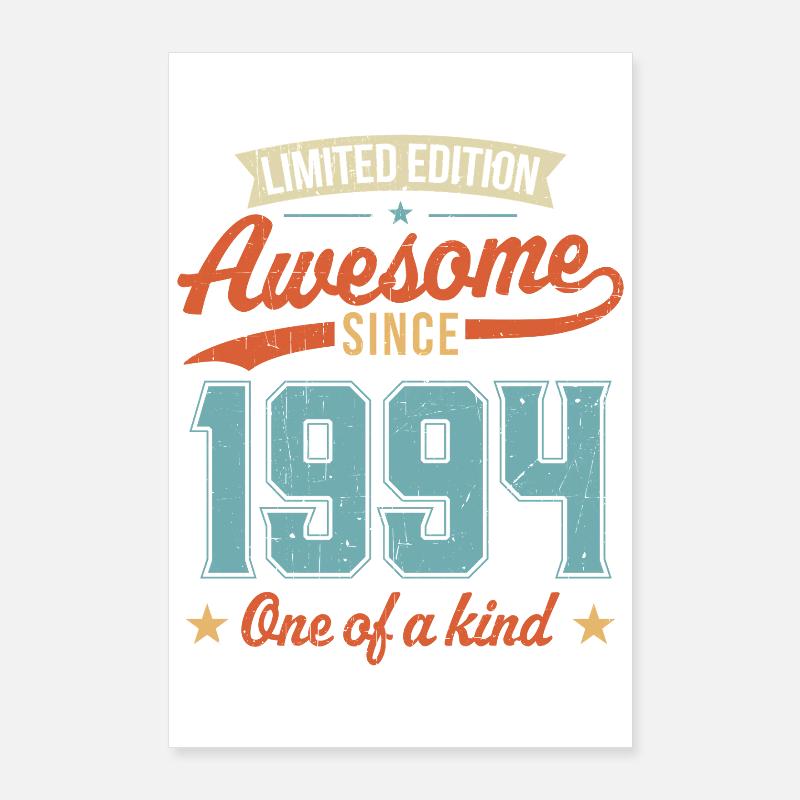 Genial seit 1994 Poster 60x90 cm