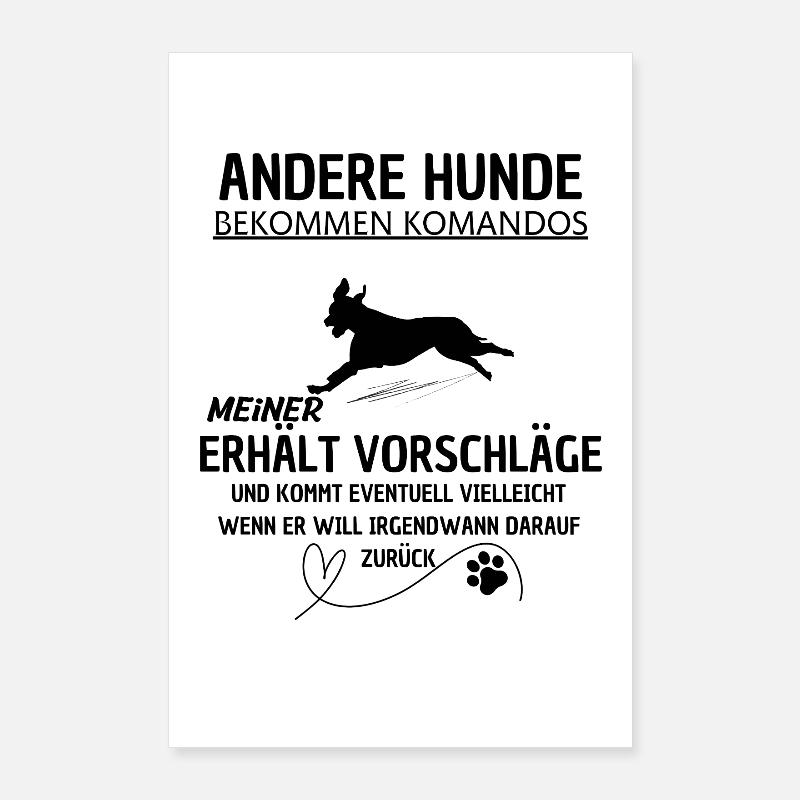Commands? No. Accept suggestions? Maybe Poster 24" x 35" (60x90 cm)
