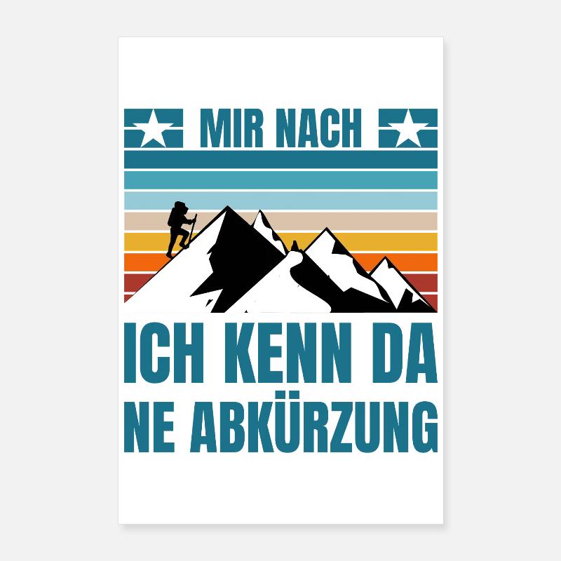 According to me, I know a shortcut Poster 24" x 35" (60x90 cm)