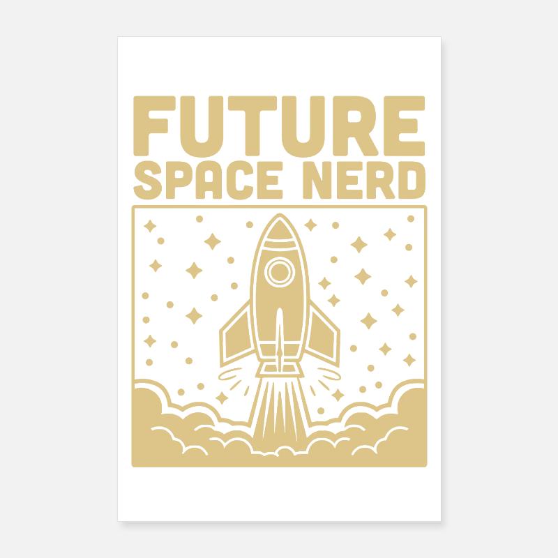 Futur lancement de fusée spatiale pour passionnés de l’espace Poster 60 x 90 cm