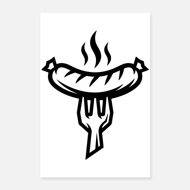 Wurst Bratwurst Poster 60x90 cm