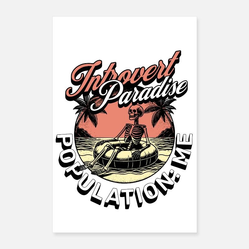Introvert Paradise Poster 60x90 cm