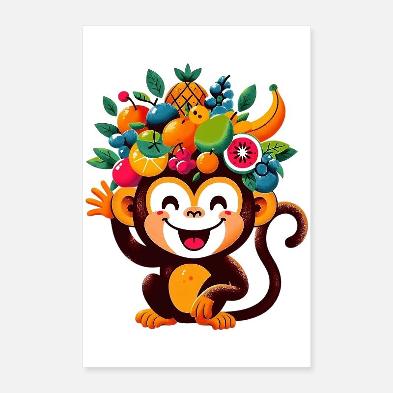 Singe Poster 60 x 90 cm