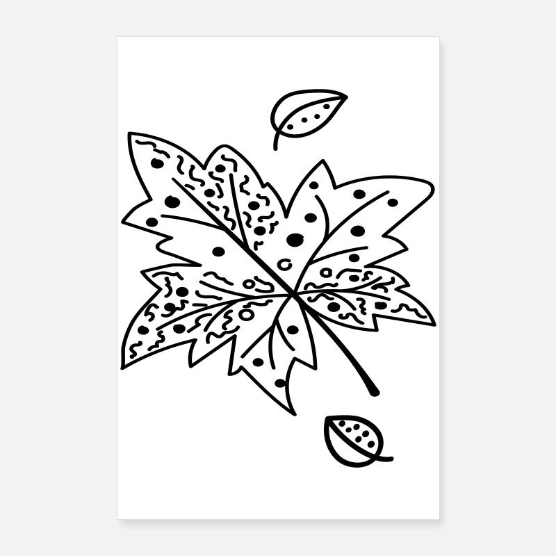 Autumn Leaf Poster 24" x 35" (60x90 cm)