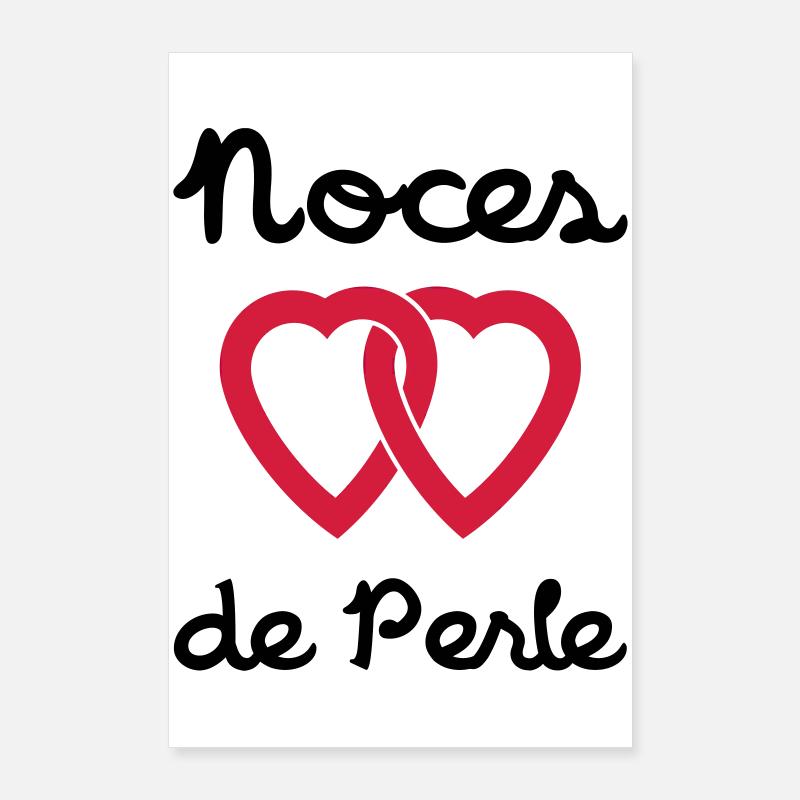 Noces de Perle Poster 60 x 90 cm