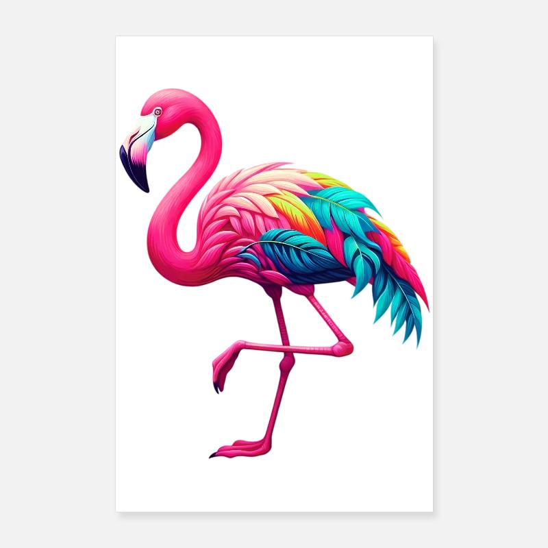 Flamingo Poster 24" x 35" (60x90 cm)
