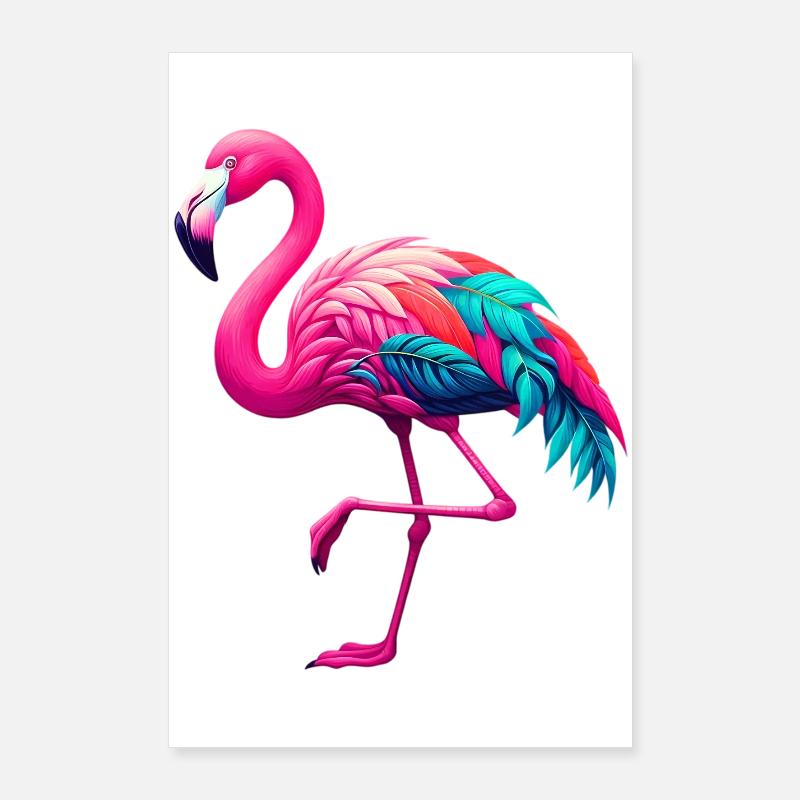 Flamingo Poster 60x90 cm