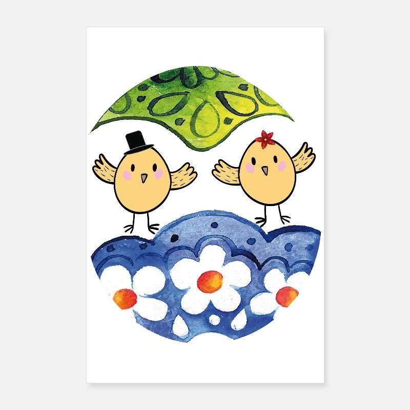 Joyeuses Pâques Poster 60 x 90 cm