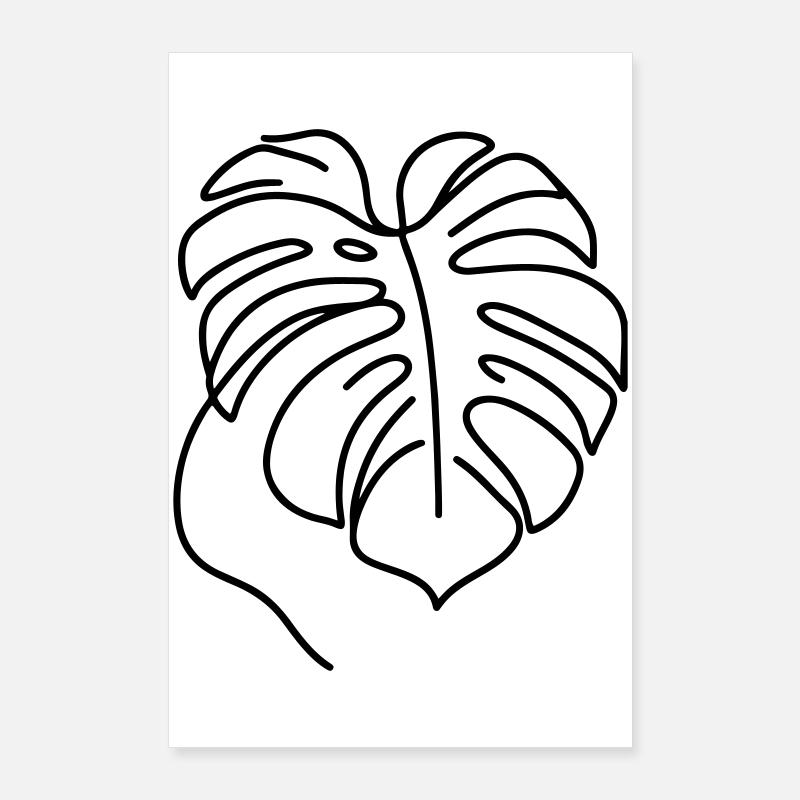 Monstera Poster 60x90 cm
