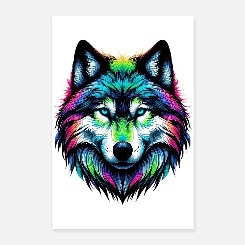 Wolf Poster 60x90 cm