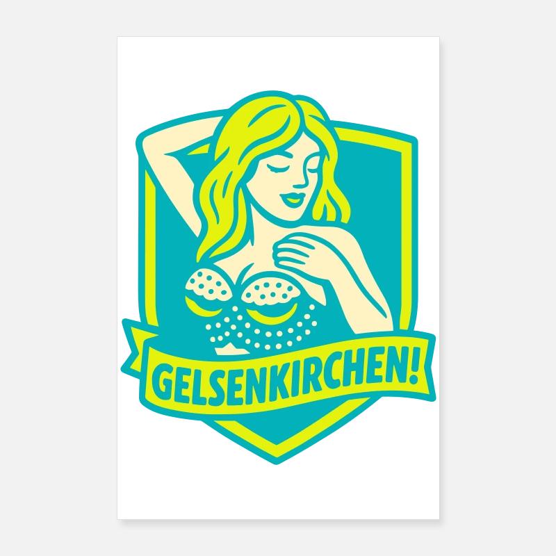 Gelsenkirchen Superstar Poster 24" x 35" (60x90 cm)