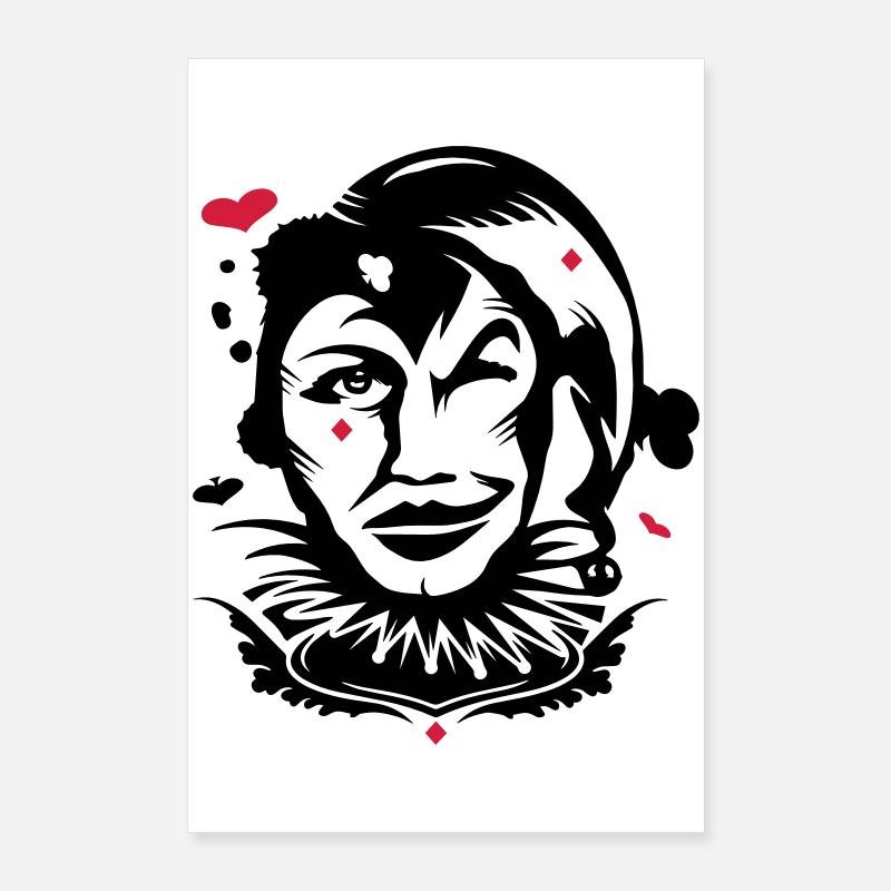 Playing card joker Poster 24" x 35" (60x90 cm)
