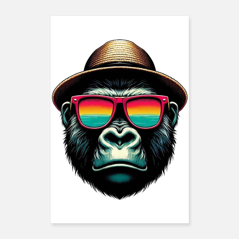 Gorilla Poster 24" x 35" (60x90 cm)