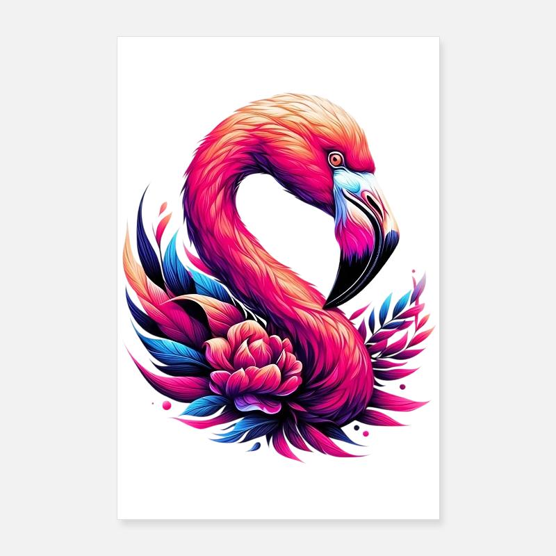 Flamingo Poster 60x90 cm