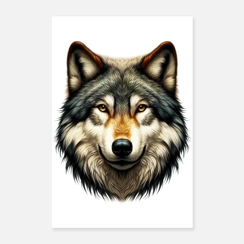 Wolf Poster 60x90 cm