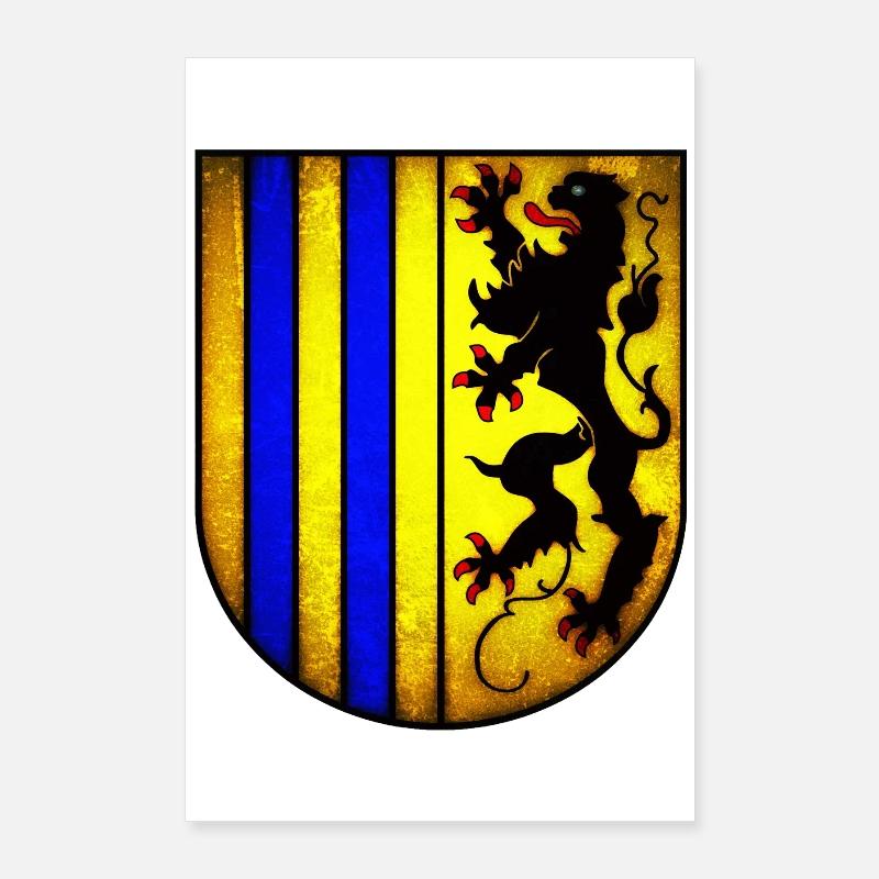 Chemnitz - Armoiries de Chemnitz Poster 60 x 90 cm