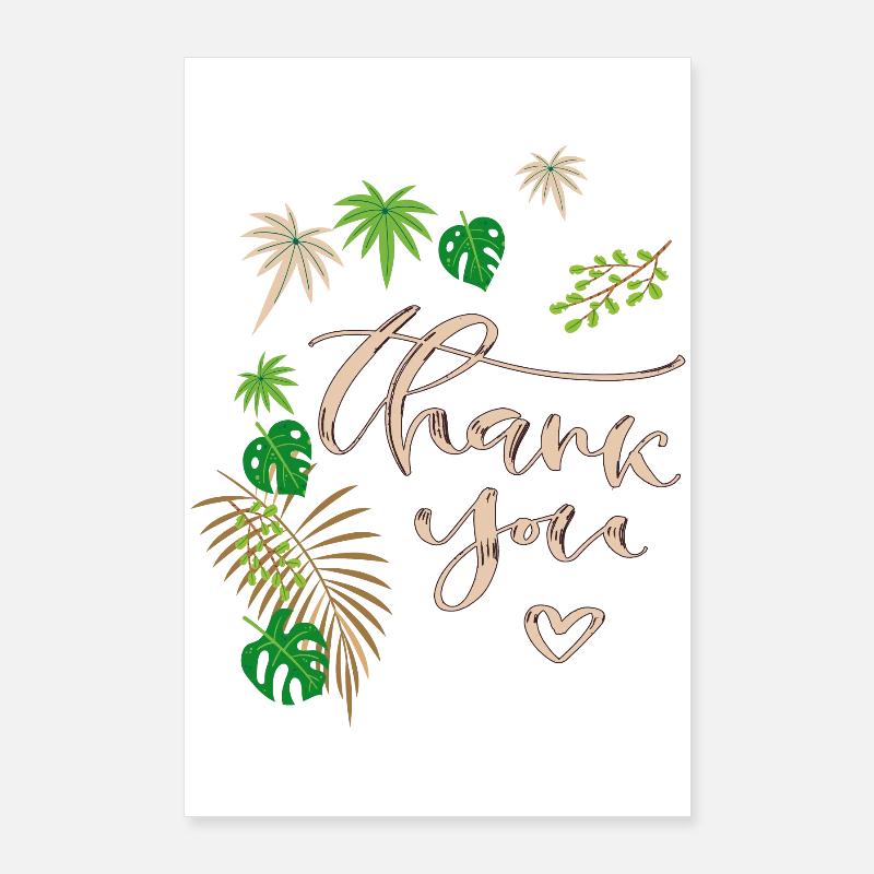 Merci Poster 60 x 90 cm