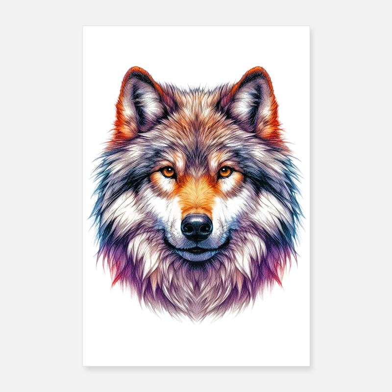 Wolf Poster 60x90 cm