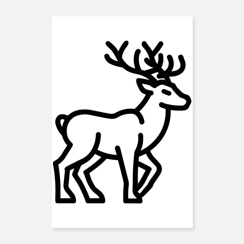 Caribou Poster 60 x 90 cm