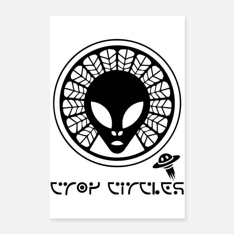 Ancien agroglyphe extraterrestre Poster 60 x 90 cm