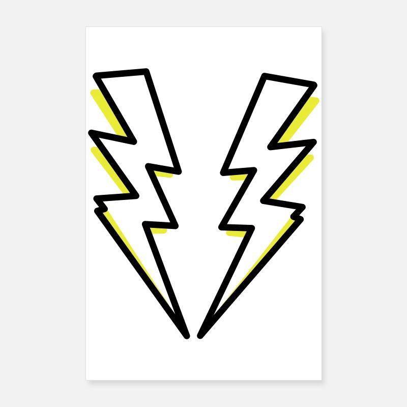 Blitze,Blitz,Blitzer, Poster 60x90 cm