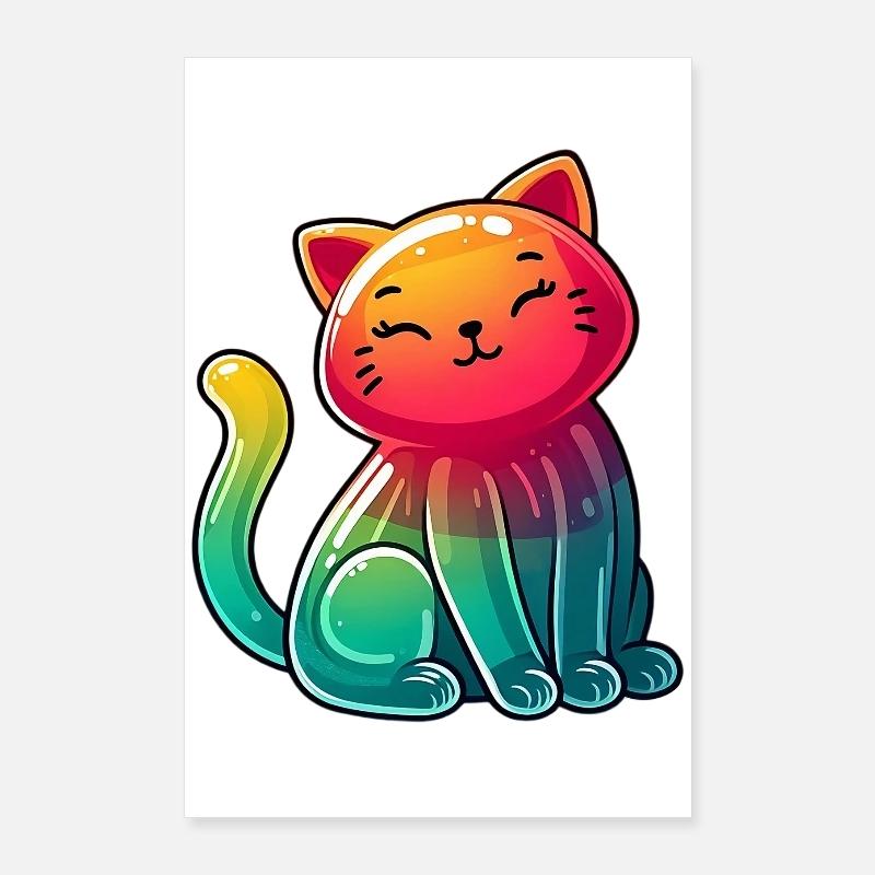 Chat Poster 60 x 90 cm