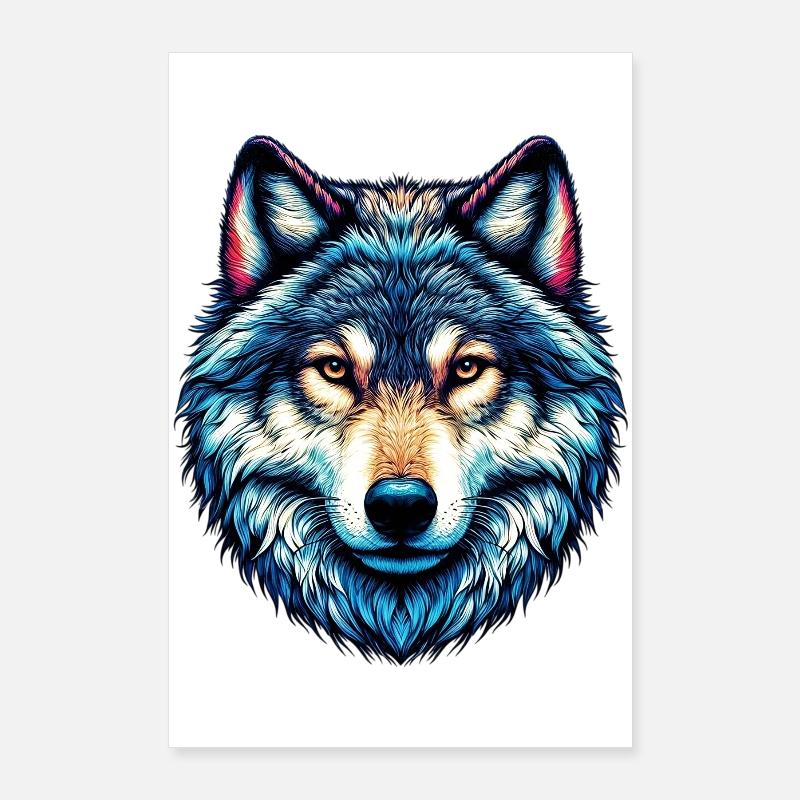 Loup Poster 60 x 90 cm